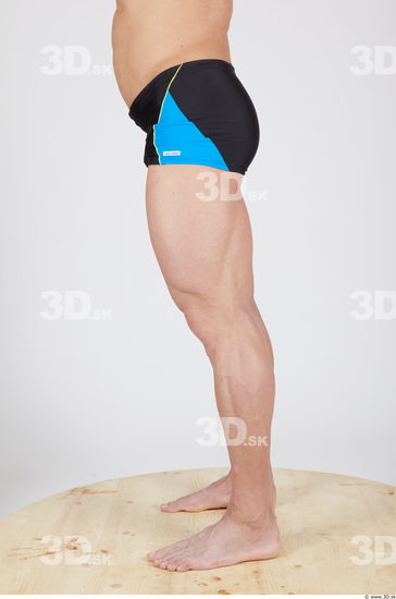 Leg Whole Body Man Army Sports Swimsuit Muscular Studio photo references