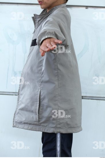 Upper Body Man Casual Windbreaker Average Street photo references