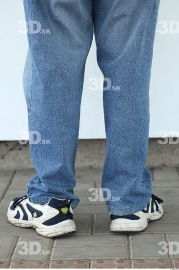 Calf Man Casual Jeans Average Street photo references