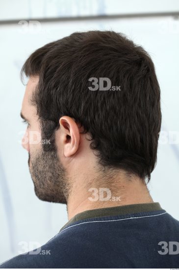 Head Man Casual Average Bearded Street photo references