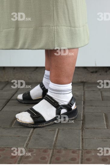 Calf Woman Casual Sock Overweight Street photo references