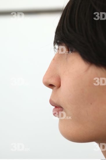 Nose Woman Asian Casual Slim Street photo references