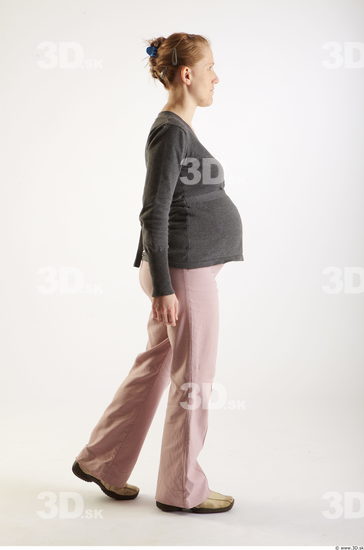 Woman White Pregnant Studio photo references