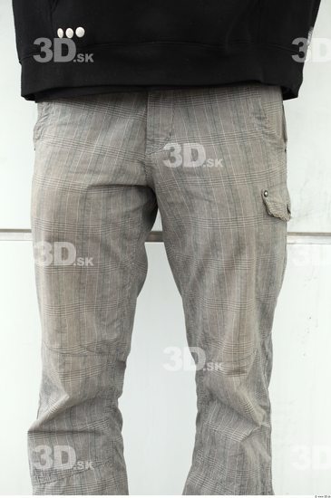 Thigh Man Casual Trousers Average Street photo references