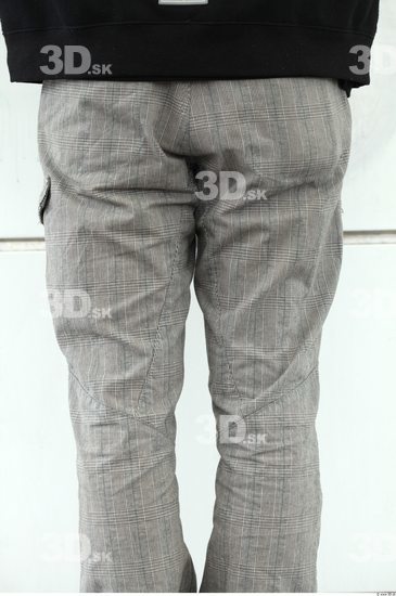 Thigh Man Casual Trousers Average Street photo references