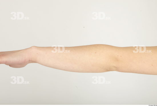 Forearm Woman Nude Slim Studio photo references