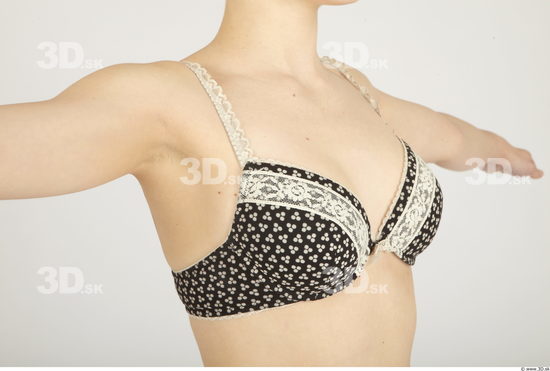 Chest Woman Underwear Bra Slim Studio photo references