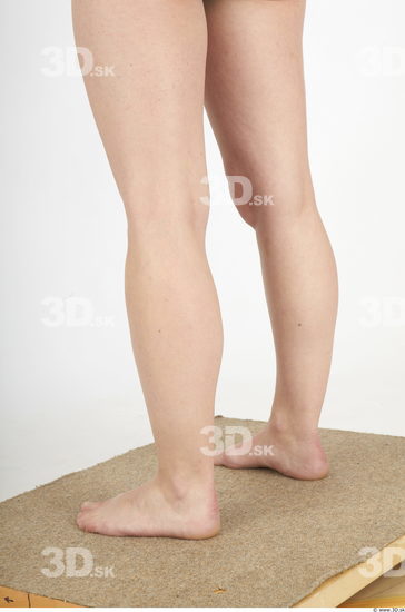 Calf Woman Nude Slim Studio photo references