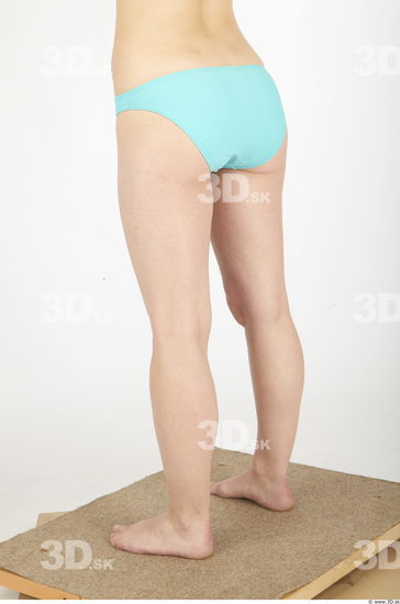 Leg Woman Sports Swimsuit Slim Studio photo references