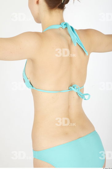 Upper Body Woman Sports Swimsuit Slim Studio photo references