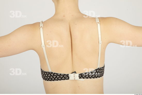 Back Woman Underwear Bra Slim Studio photo references