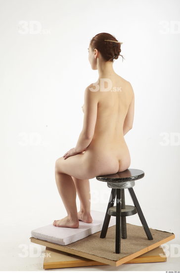 Woman Artistic poses Nude Slim Studio photo references