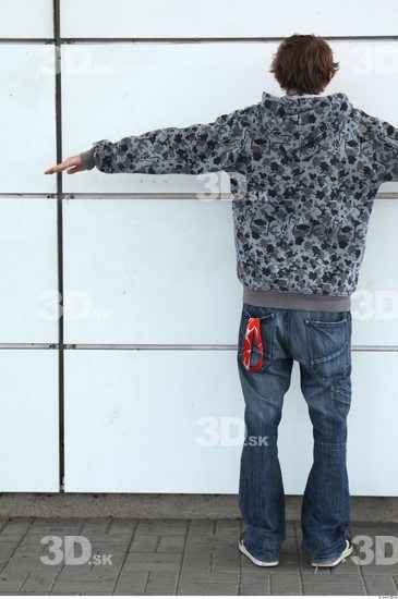 Whole Body Man T poses Casual Average Street photo references