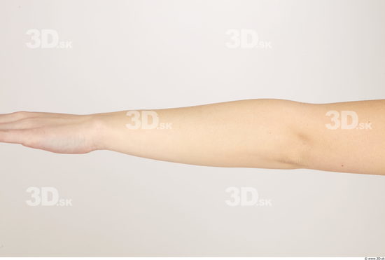 Forearm Woman Animation references Nude Slim Studio photo references