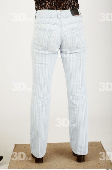 Leg Woman Casual Trousers Average Studio photo references