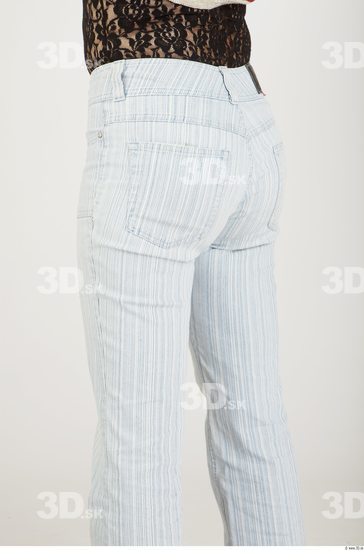 Thigh Woman Casual Trousers Average Studio photo references