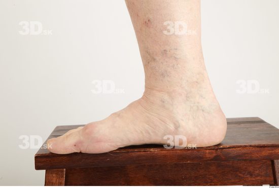 Foot Woman Nude Average Studio photo references