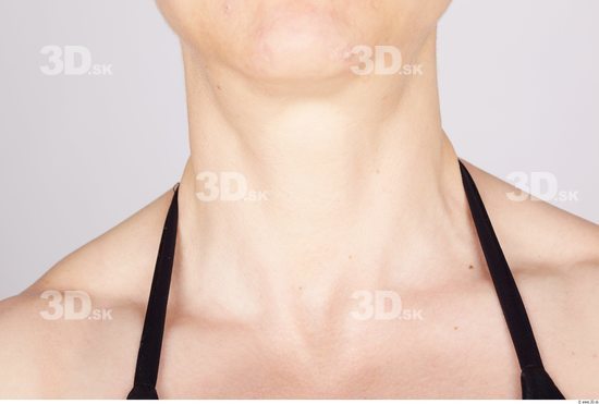 Neck Woman Sports Swimsuit Muscular Studio photo references