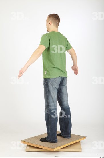 Whole Body Man Animation references Casual Average Studio photo references