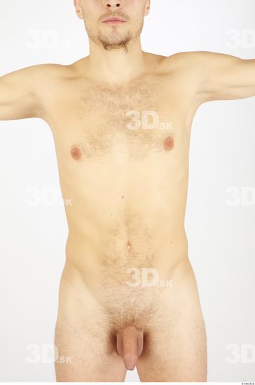 Upper Body Man Nude Average Studio photo references