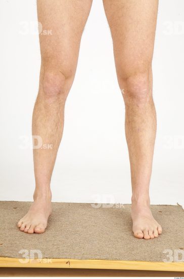 Calf Man Nude Average Studio photo references