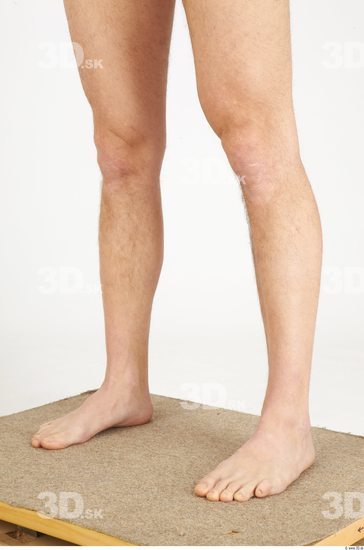 Calf Man Nude Average Studio photo references