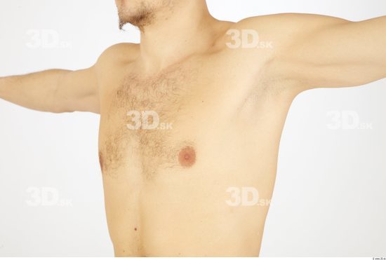 Chest Man Nude Average Studio photo references