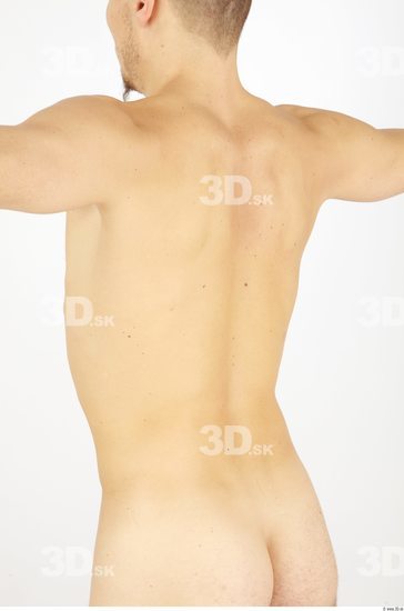 Upper Body Man Nude Average Studio photo references