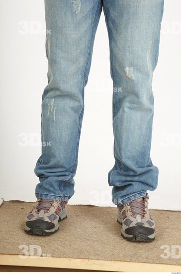 Calf Man Tattoo Casual Jeans Athletic Studio photo references