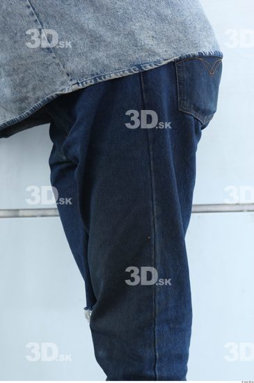 Thigh Man Jeans Street photo references