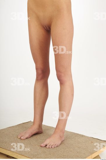 Leg Woman Nude Slim Studio photo references