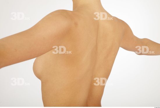 Back Woman Nude Slim Studio photo references