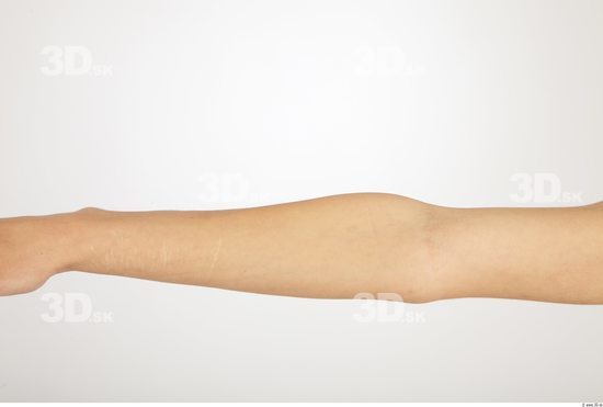 Forearm Woman Nude Slim Studio photo references