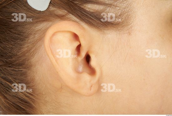 Ear Woman Slim Studio photo references