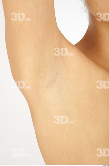 Underarm Woman Nude Slim Studio photo references