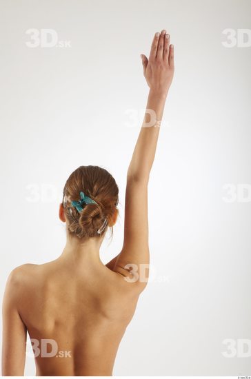 Arm Woman Animation references Nude Casual Slim Studio photo references