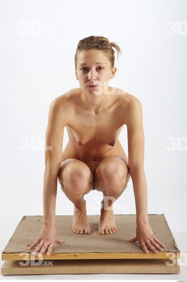 Woman Animation references White Nude Slim Studio photo references