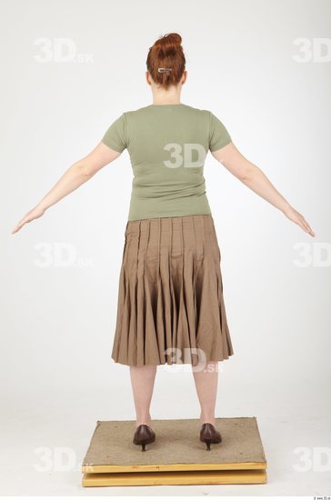 Whole Body Woman Animation references Casual Overweight Studio photo references