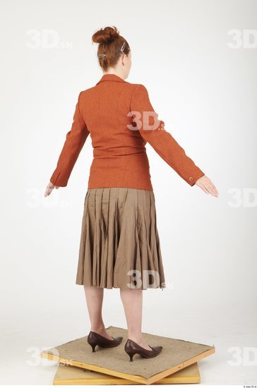 Whole Body Woman Animation references Casual Overweight Studio photo references