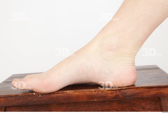 Foot Whole Body Woman Animation references Nude Casual Overweight Studio photo references