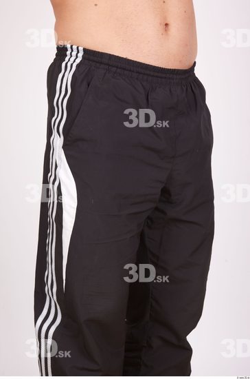 Thigh Whole Body Man Sports Trousers Muscular Studio photo references