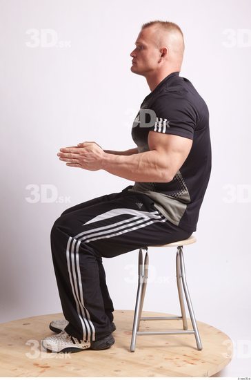 Whole Body Man Artistic poses White Sports Muscular