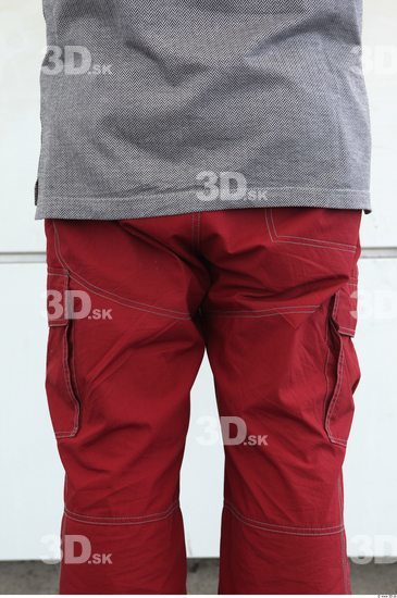 Thigh Man Casual Pants Average Street photo references