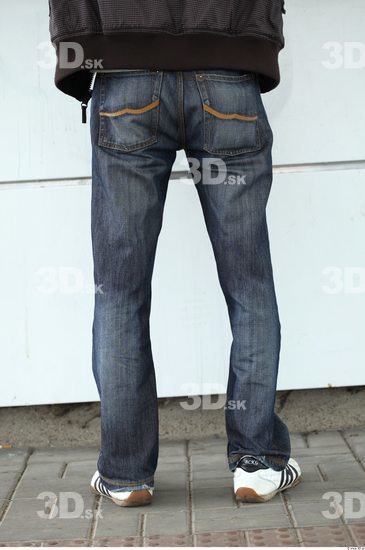 Leg Man Asian Casual Jeans Slim Street photo references