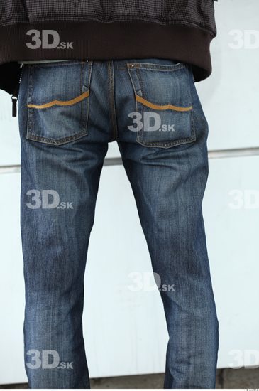 Thigh Man Asian Casual Jeans Slim Street photo references