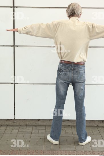 Whole Body Man T poses Casual Average Street photo references