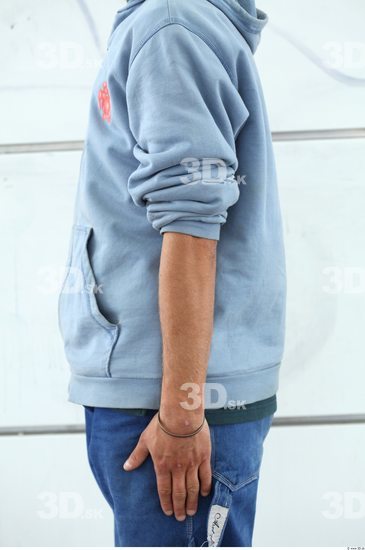 Arm Head Man Casual Sweatshirt Average Chubby Street photo references