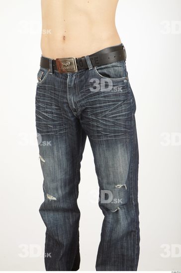 Thigh Whole Body Man Animation references Casual Jeans Average Studio photo references