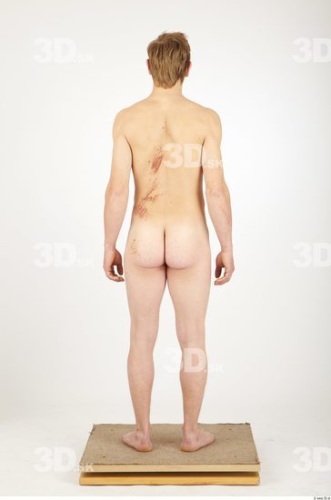 Whole Body Man Animation references Nude Casual Average Studio photo references