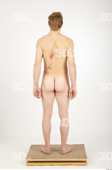 Whole Body Man Animation references Nude Casual Average Studio photo references